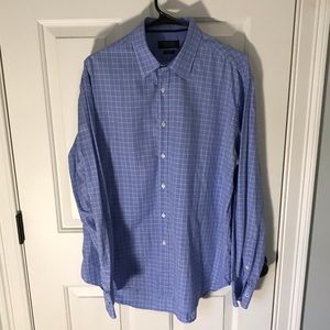 Zara Man Tailored Fit Button Down Size 17 Neck